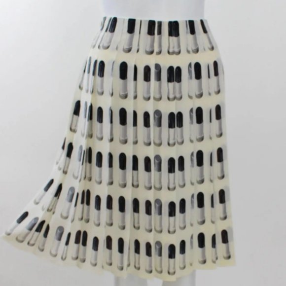 ICONIC VINTAGE PRADA LIPSTICK RUNWAY SKIRT RARE COLLECTIBLE 40 / 4 - Picture 9 of 13